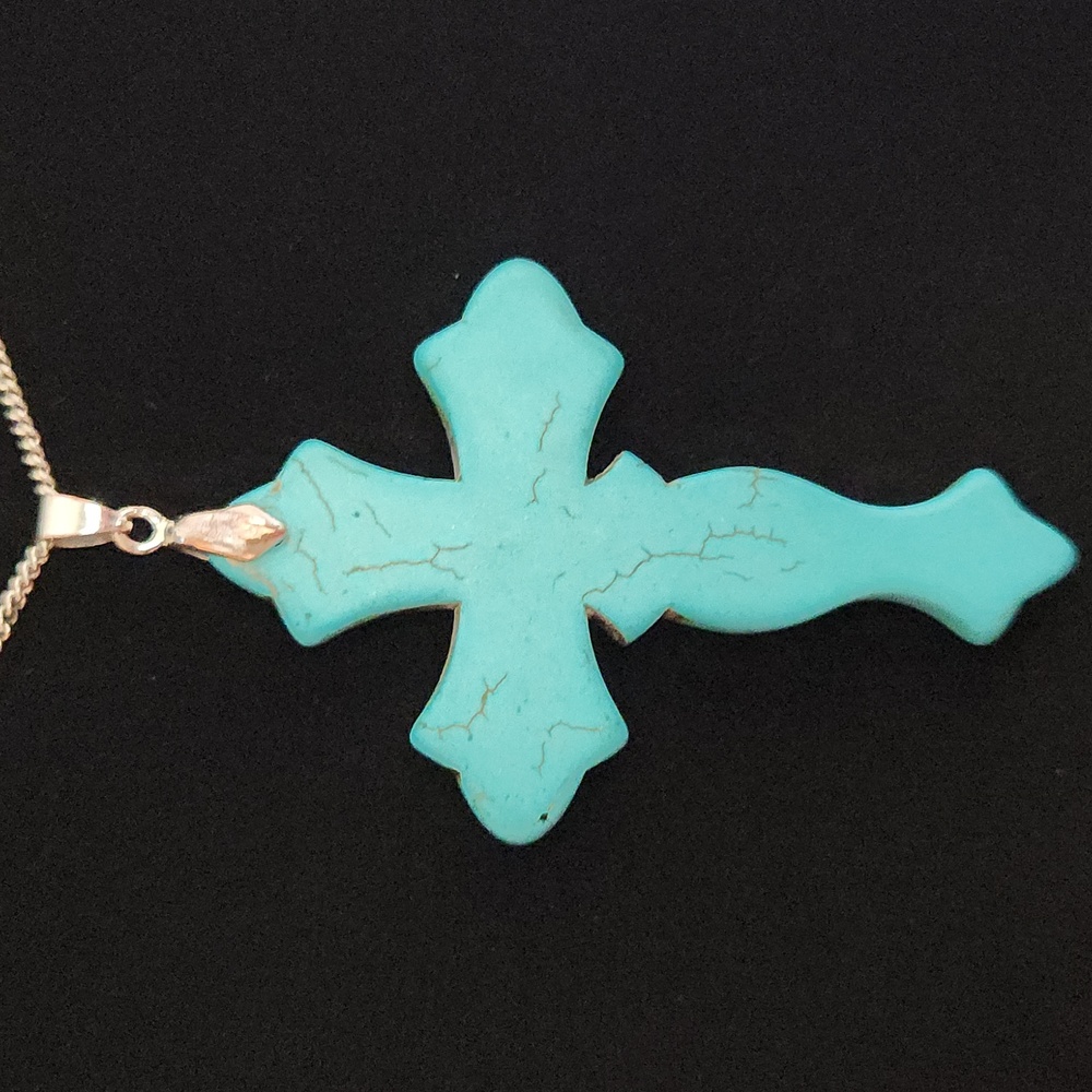Turquoise Cross - Picture 3 of 4